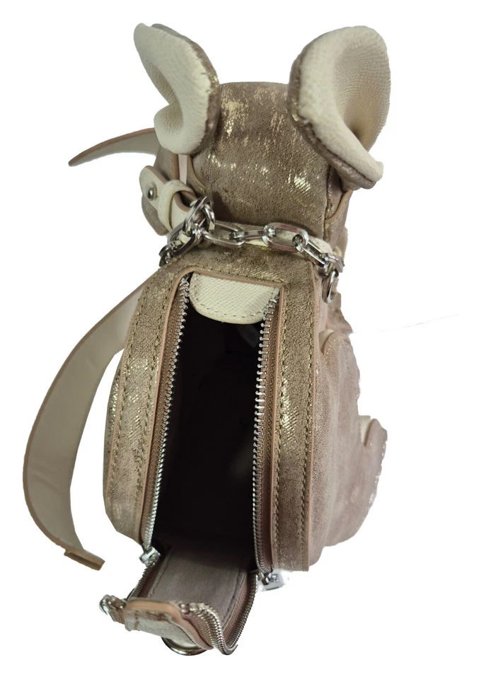 Designer Handtasche Kaninchen - flotter Hase - Clutch Ausgehtasche Tieretaschen - Bild 4 von 4