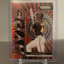 2024 Prizm Ethan Salas (#4) Hype Red Pulsar /399