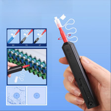 2.5mm SC/FC/ST Fiber Optic Cleaning Pen with 850 Single Click Cleaning Capacity
