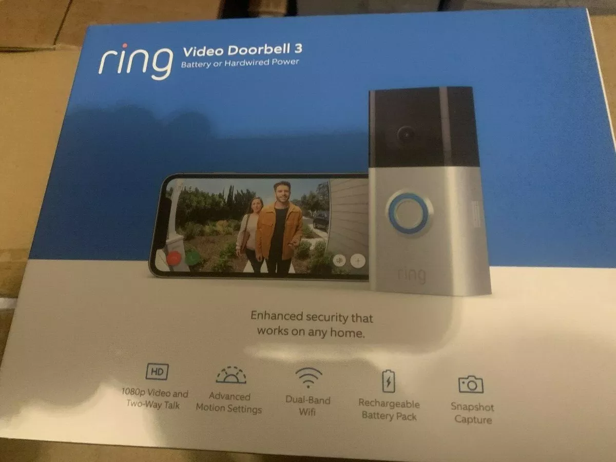 Certified Refurbished Ring Video Doorbell 3 – enhanced wifi, improved  motion detection, easy installation