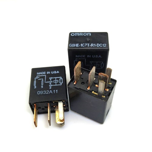 1 Stück NEU Omron G8HE-1C7T-R1-DC12 5Pin 12VDC Relais 40A 12V G8HE1C7TR1DC12 - Bild 1 von 1