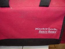 MASTER LOCK 1458V410 Portable Lockout Kit, Filled, SAFETY SERIES , 39 Components