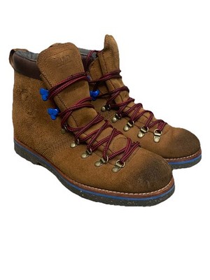 Vintage Polo Ralph Lauren Mens 9.5 Millbrook Brown Leather Mountain Hiking Boots