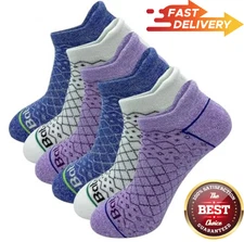 Anti-blister Thick Cushioned Wicking Odor Resist Athletic Casual Ankle Socks