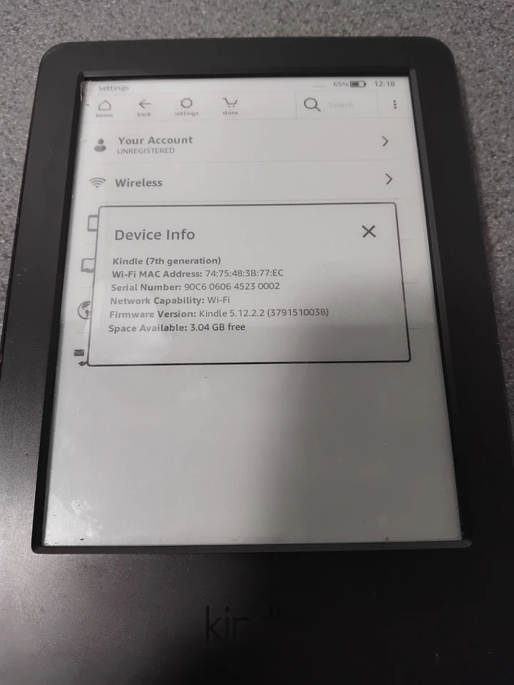 Amazon Kindle - 7th Generation - No Ads - Image 3 of 4