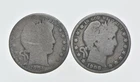 1892-1915 Lot 2 1904-O 1908-O Barber 90% Half Dollars - Coin Collection *016