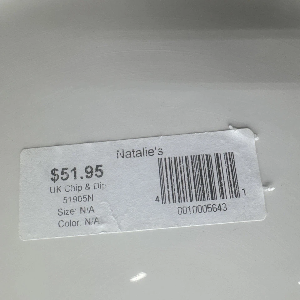 Kentucky Wildcats UK Ceramic Serving Platter 13" Blue White NCAA Licensed - Image 3 of 4