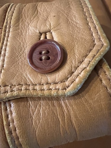 Lederjacke Herren Gr. 40 Made for Saks Fifth Avenue In Italy Butterscotch - Bild 12 von 18