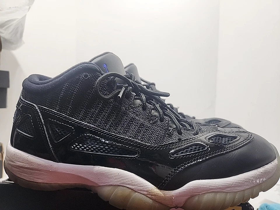 Air Jordan 11 ретро IE низкого пространства джем мужчин размер 9,5 черный кроссовок баскетбол - Изображение 4 из 4