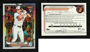 2024 Bowman Chrome Etched in Glass Variation Jackson Holliday #26 Rookie RC