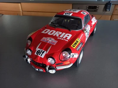 Alpine Renault A110 échelle 1/12 Base Otto Models Tour de Corse 1974 Manzagol - Photo 1/4