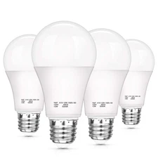 Dusk to Dawn Light Sensor Bulbs, A19 12W(100 Watt Equivalent) LED Light Bulbs...