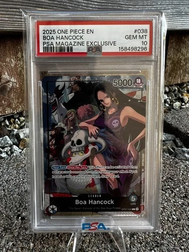 Boa Hancock (2025 PSA Magazine Promo) OP07-038 One Piece - PSA 10