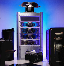3D Printed Large Oakley Style Double Wide Display Case - Displays Most Glasses