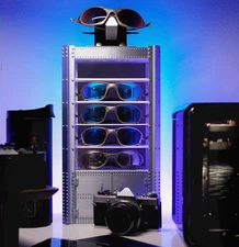 3D Printed Large Oakley Style Double Wide Display Case - Displays Most Glasses
