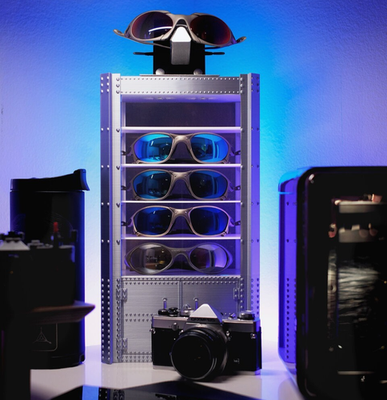 3D Printed Large Oakley Style Double Wide Display Case - Displays