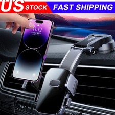 Dashboard Windshield Car Mount Cell Phone Holder Dock For iPhone Samsung 2PCS US