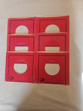 45 RPM 7" RECORD SLEEVES CO. SLEEVE 6 PACK SEE PHOTOS Bell Records SLV331