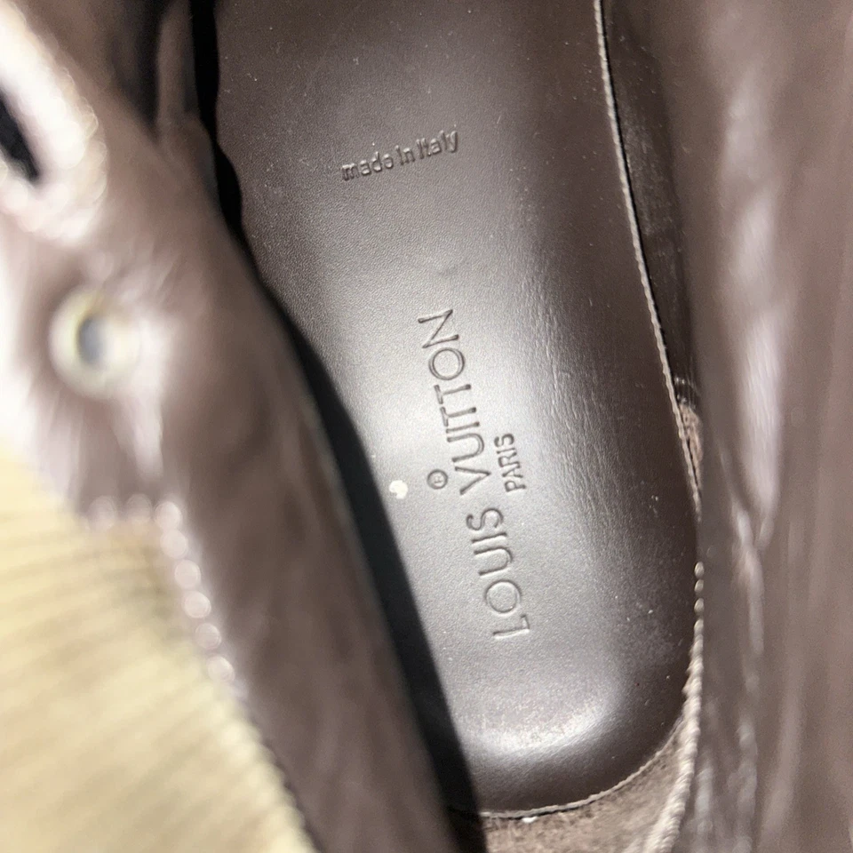 Louis Vuitton High Top Boots FA 0059 Brown Size 11 Us Leather Men's - Image 4 of 4