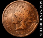 1872 Indian Head Cent - Scarce  Fine  Semi-key  Better Date  #L6662