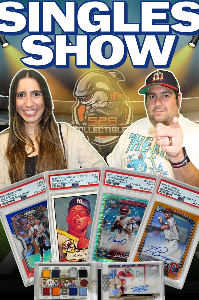 GEM MINT NIGHT SINGLES!  Slabs, Autos, Relics...  Auctions starting at $1