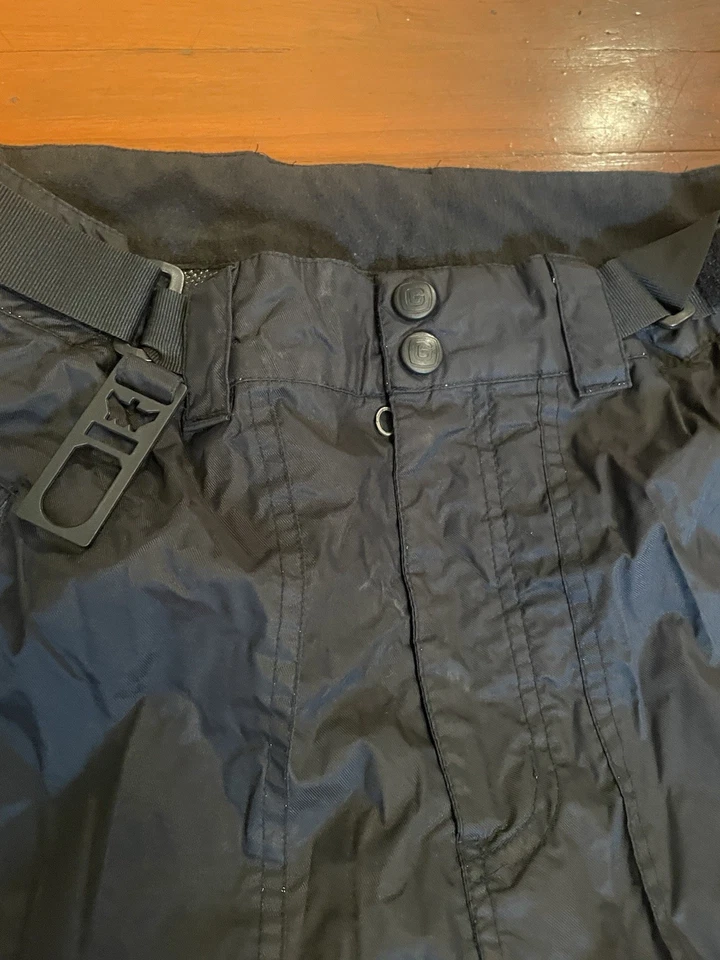 Pantalones de nieve para mujer Grenade pulóver talla XS negros snowboard esquí bolsillos pre-debidos Foto 3 de 4