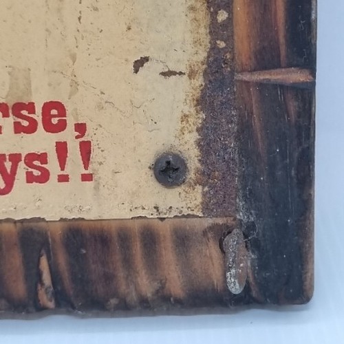 Ned Kelly Wooden Key Holder Rusty Tin Front Plate Head Armour Aussie Legend Keys - Picture 5 of 19