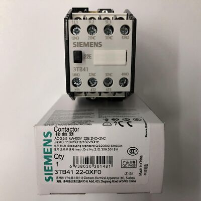 1pcs new 3TB4122-0X AC contactor 3TB41 22-OX22E 110V For Siemens ...