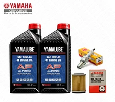 1992-2007 Yamaha XT225 Serow Oil Change Kit with NGK Spark Plug