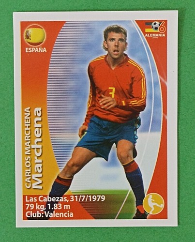 2006 Navarrete Germany World Cup FIFA Action #459 CARLOS MARCHENA Spain Sticker - 第 1/2 張圖片