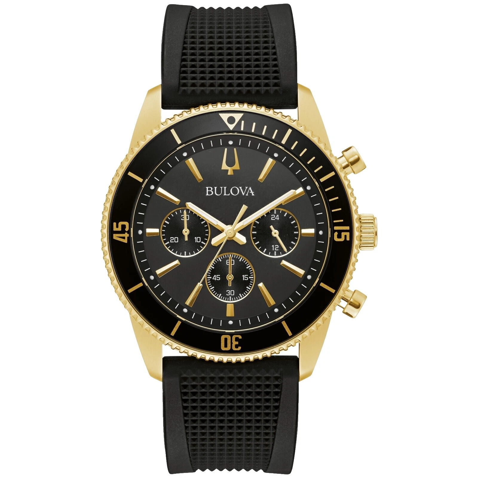 Bulova Analog Rubber Case Wristwatches
