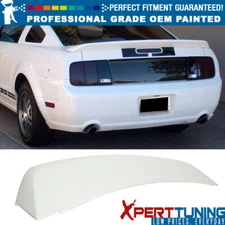 Fits 05-09 Mustang OE Style Painted # HP Hi Performance White Trunk Spoiler -ABS