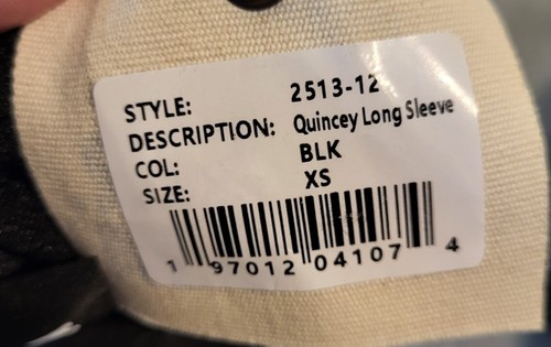 New Ser.o.ya Quincey Long Sleeve Black Crop Top Underwire Size XS - 第 6/6 張圖片