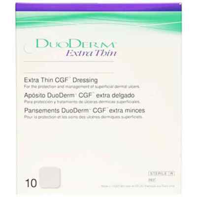  DuoDERM Extra Thin 4x4 Sold as a pack of 10 dressings per order