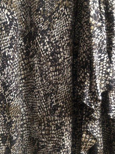 NEW Hobbs Lola Skirt Size 10 Animal Print Lined Back Zip Viscose&Polyester - Picture 2 of 11