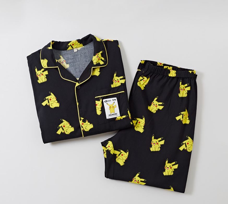【 SPAO】 POKEMON MASTER LONG SLEEVE PAJAMA Pokemon] SPAO Pokemon long sleeve + long pants pajama set