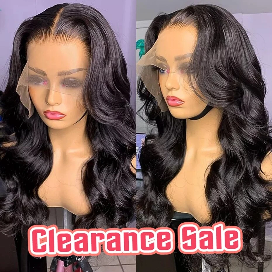 32Inch Body Wave Lace Front Wig 13x4 Human Hair Wigs For Black