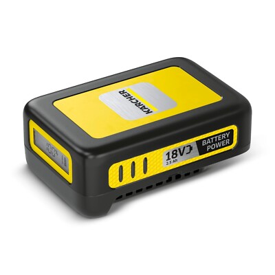 Karcher 18V Battery 2,5 Ah, LCD Display, Lithium Ion, 2.445-082.0 - NEW