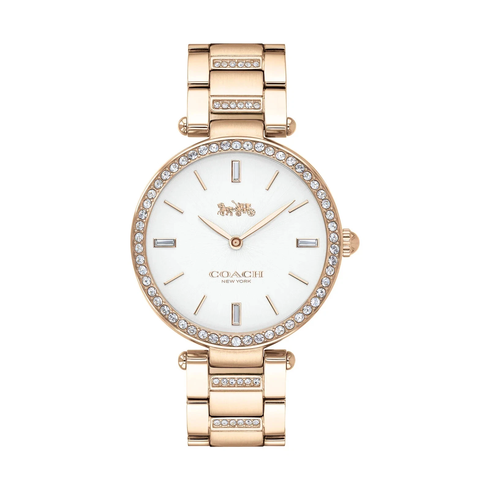 Orologio Coach Park Quarzo Cristallo Quadrante Bianco Donna 14503094