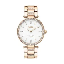 Coach Park Quartz Crystal White Dial Ladies Watch 14503094