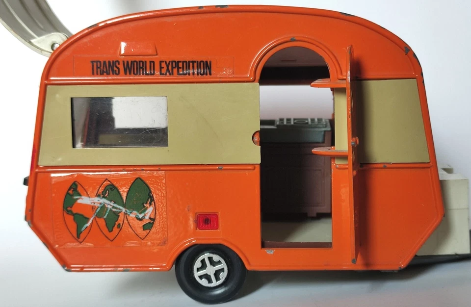 BARLUX Caravan ROLLER Raphael 201 Roulotte VINTAGE Scala 1:25 TRANS WORLD EXPED - Immagine 2 di 4