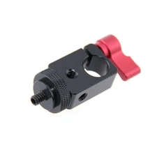 CAMVATE Single Rod Clamp Clip 15mm With 1/4" Mount Screw For Support DSLR Rig 