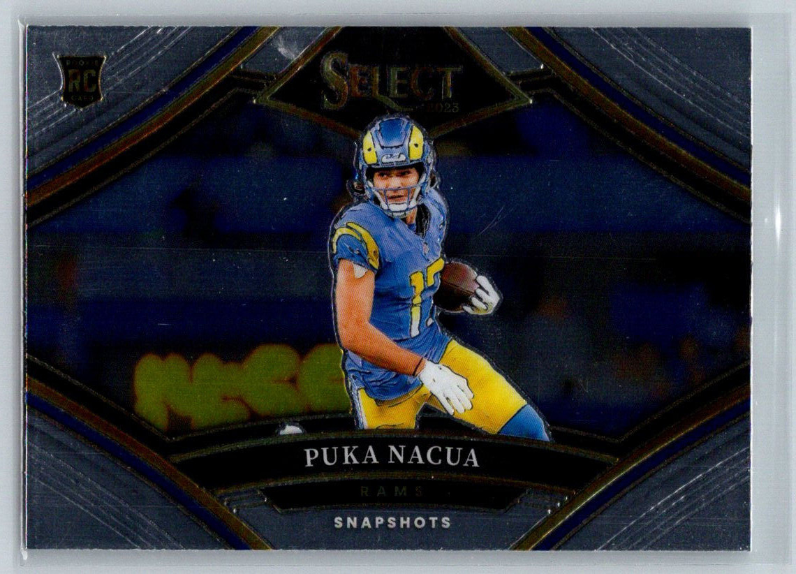 2023 Panini Select Puka Nacua Snapshots Rookie #SS-PN RC Rams TC5970