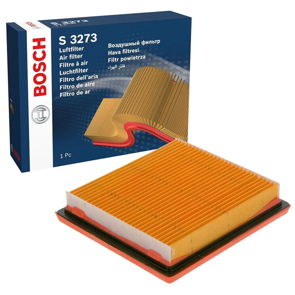 KIT DE SERVICIO para Nissan Micra 1.2 K12 2002-2011 Filtro de aire de aceite y bujía Bosch Foto 3 de 4