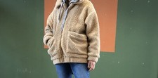 I Am Gia Womens Jacket Xs Tan 100% - Polyester