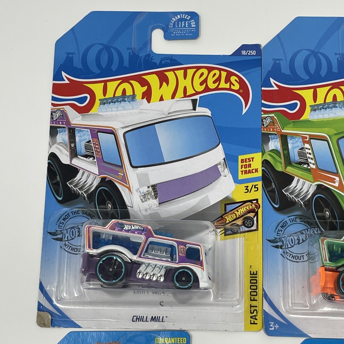 LOT OF 4 HOT WHEELS HW CITY SERIES & Fast Foodie Series 6/10