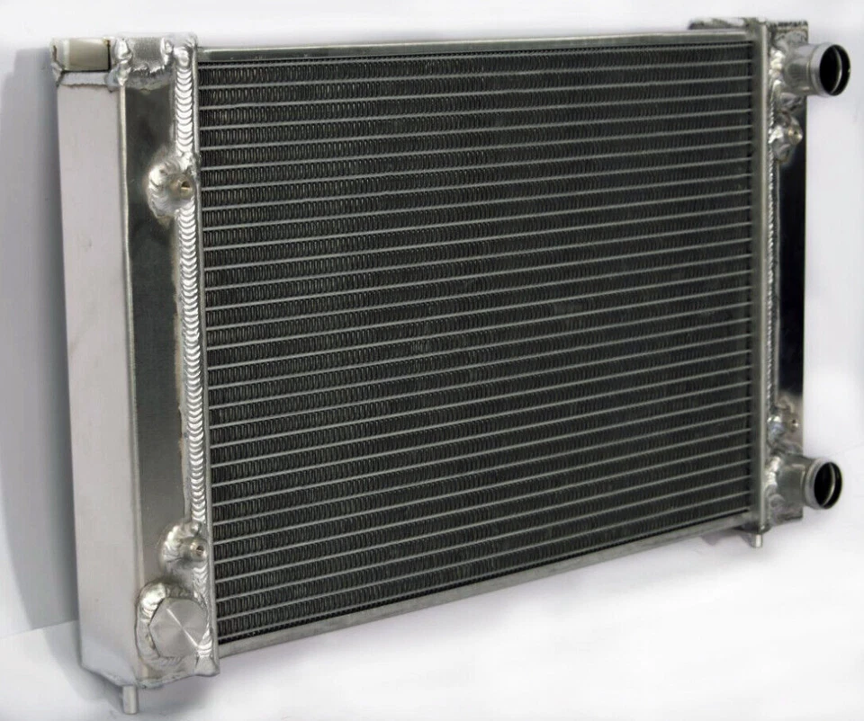 Radiador de alumínio 17" CORE NOVO para Volkswagen 85-92 Golf 82-92 Jetta (MT) - Imagem 2 de 4