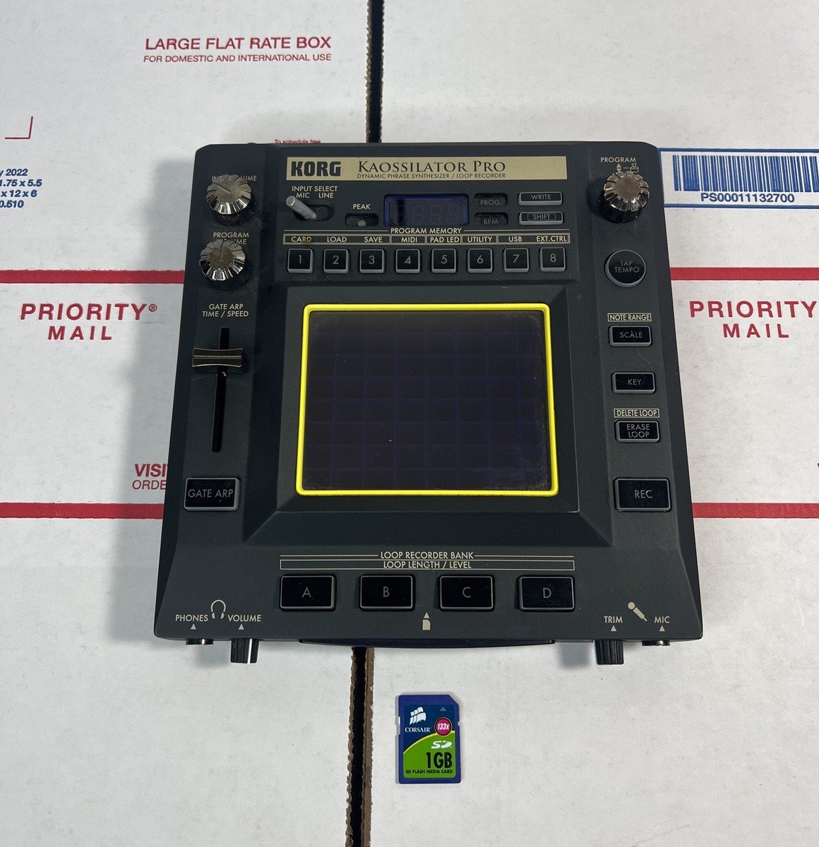 Korg Kaossilator KO-1 PRO Dynamic Synthesizer (NO Plug) - USA 