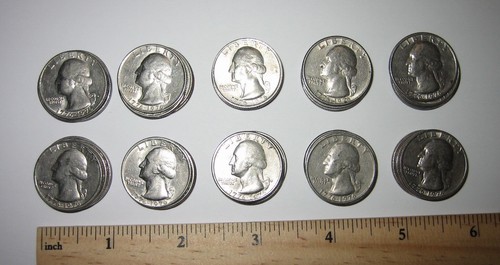 40 Stck. x 0,25 CENTS ~ 10 $ BICENTENNIAL 1976 DRUMMER BOY QUARTERS - ZIRKULIERT *1 - Bild 14 von 15