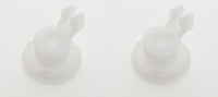 2X Korbrolle Rolle FüR SpüLmaschine Ersatz FüR Siemens Bosch Constructa 424717